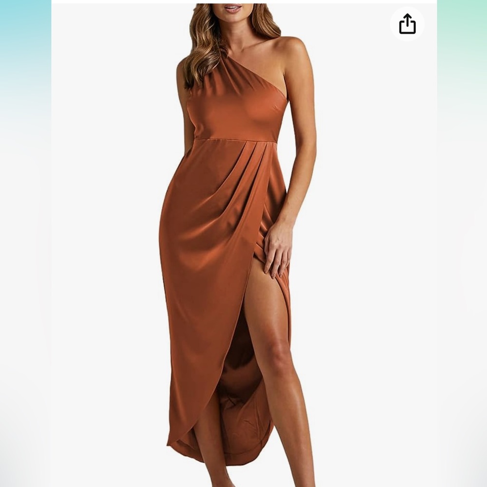 Satin cocktail dress